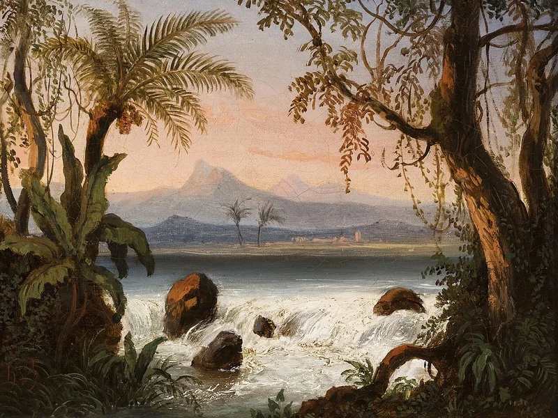 1796-Jacques - Hippolyte van der Burch - Paesaggio